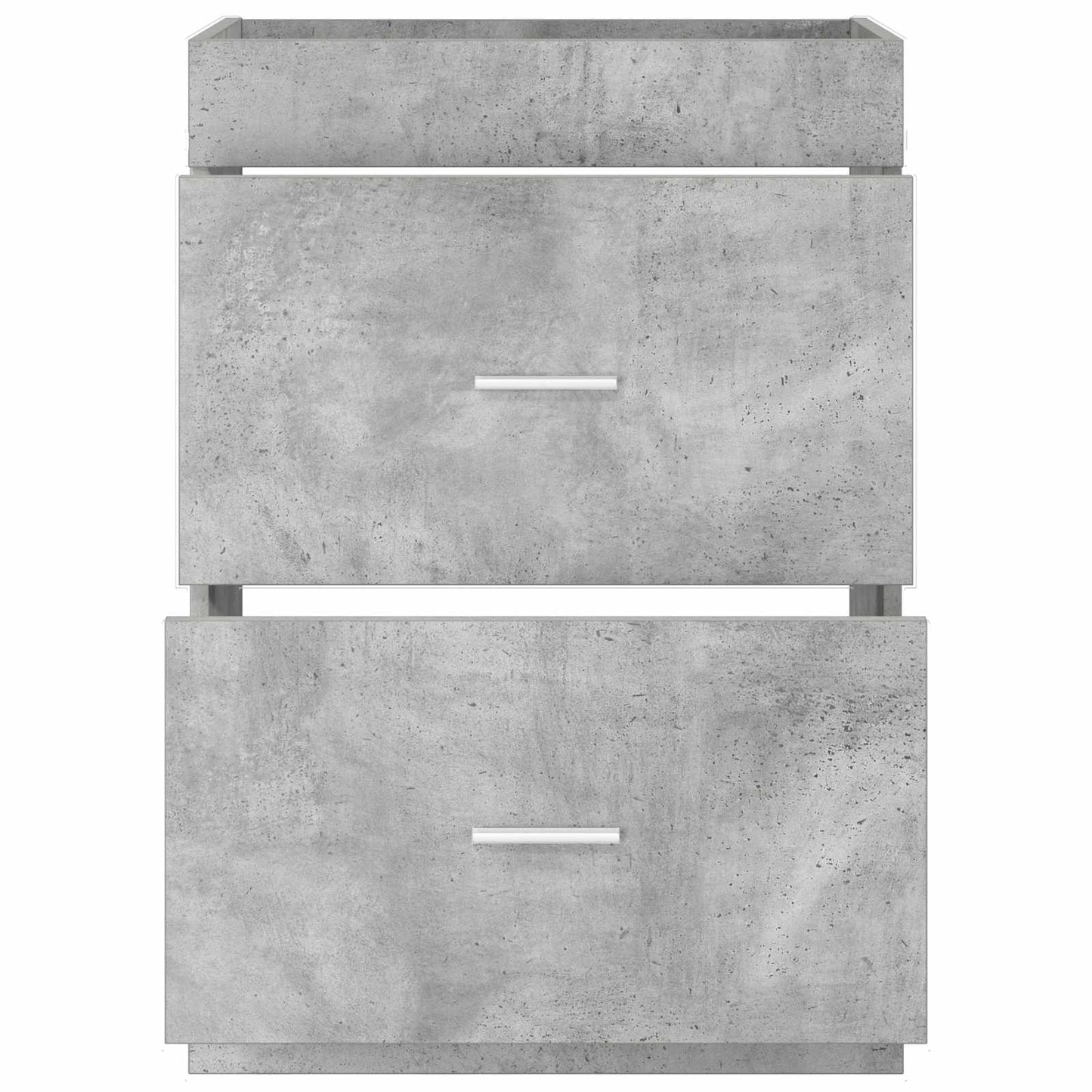 Mobiletto da Bagno Sotto Lavabo Grigio Cemento | homemem39