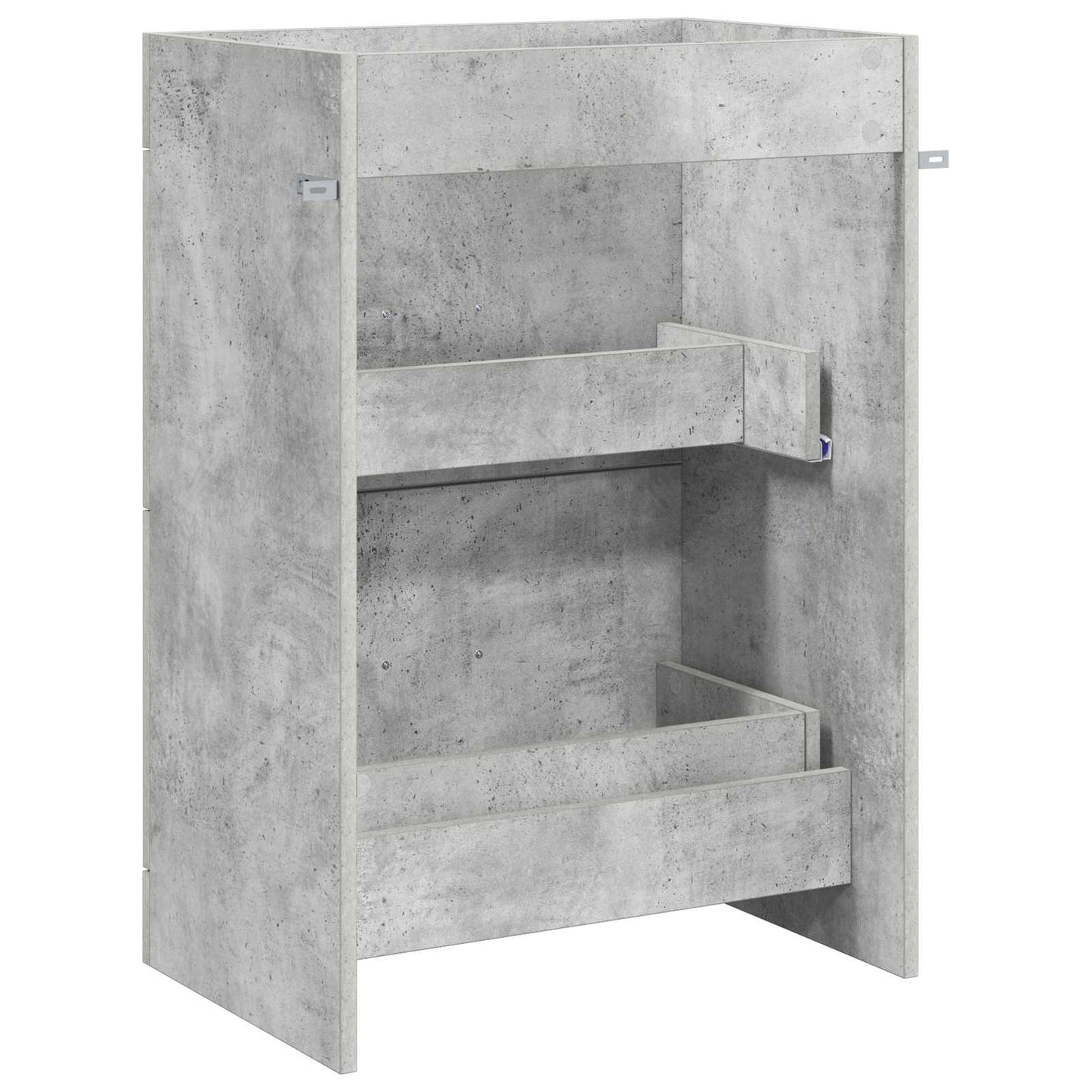 Mobiletto da Bagno Sotto Lavabo Grigio Cemento | homemem39