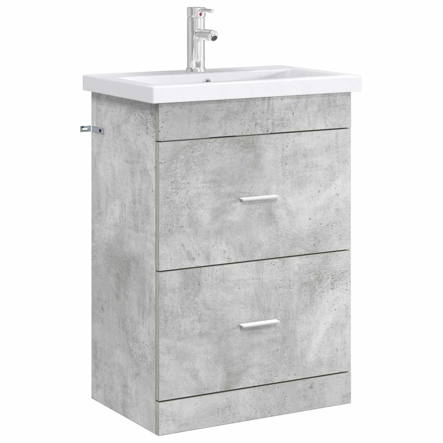 Mobiletto da Bagno Sotto Lavabo Grigio Cemento | homemem39
