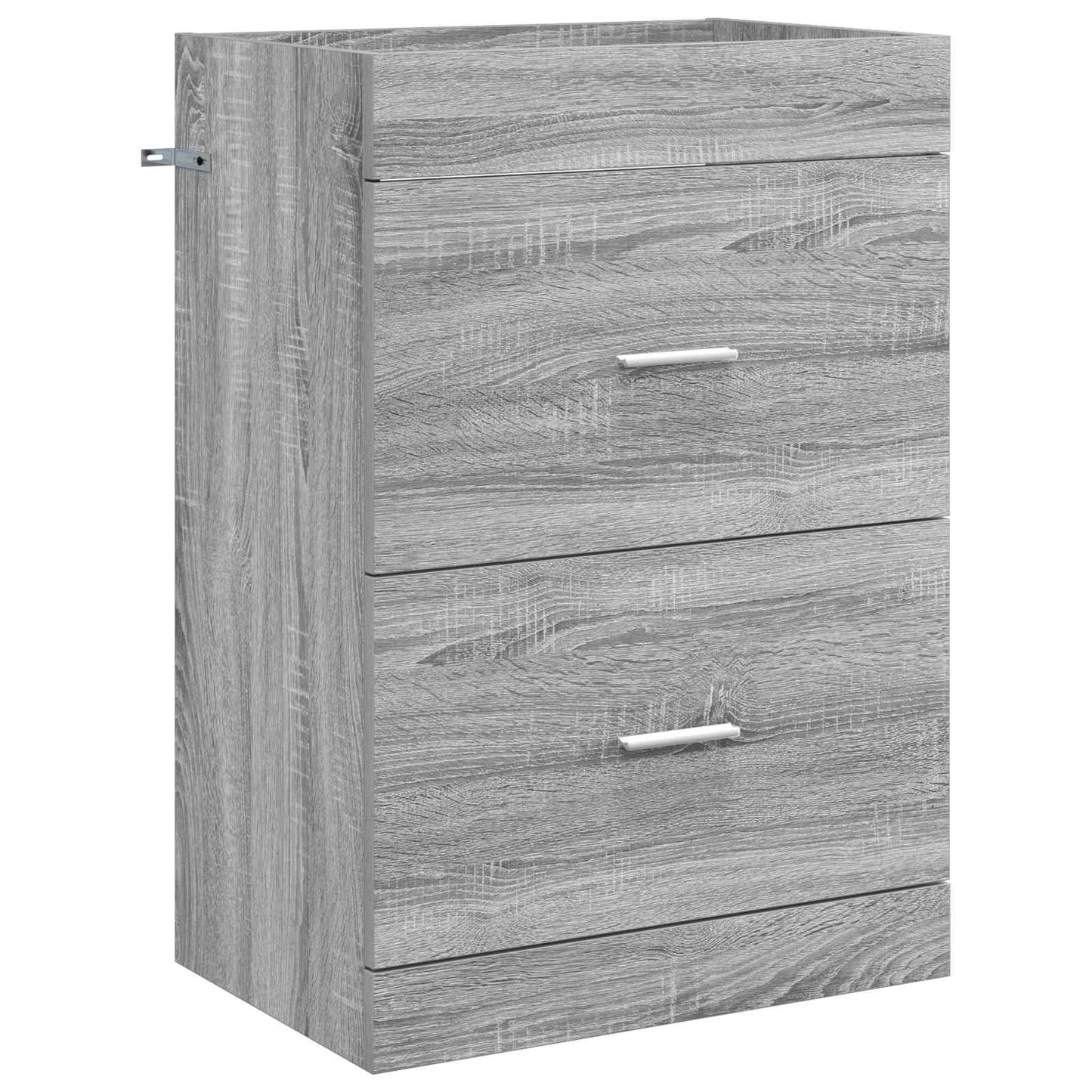 Mobiletto da Bagno Sotto Lavabo Sonoma grigio 56 x 37,5 x 81 cm | homemem39