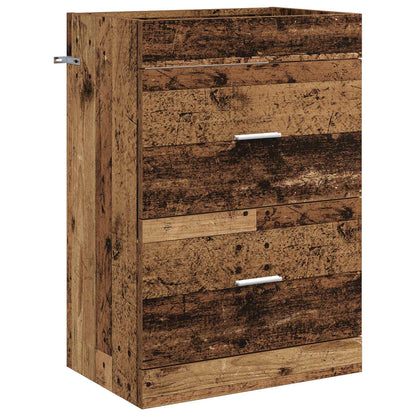 Mobiletto da Bagno Sotto Lavabo Legno antico 56 x 37,5 x 81 cm | homemem39