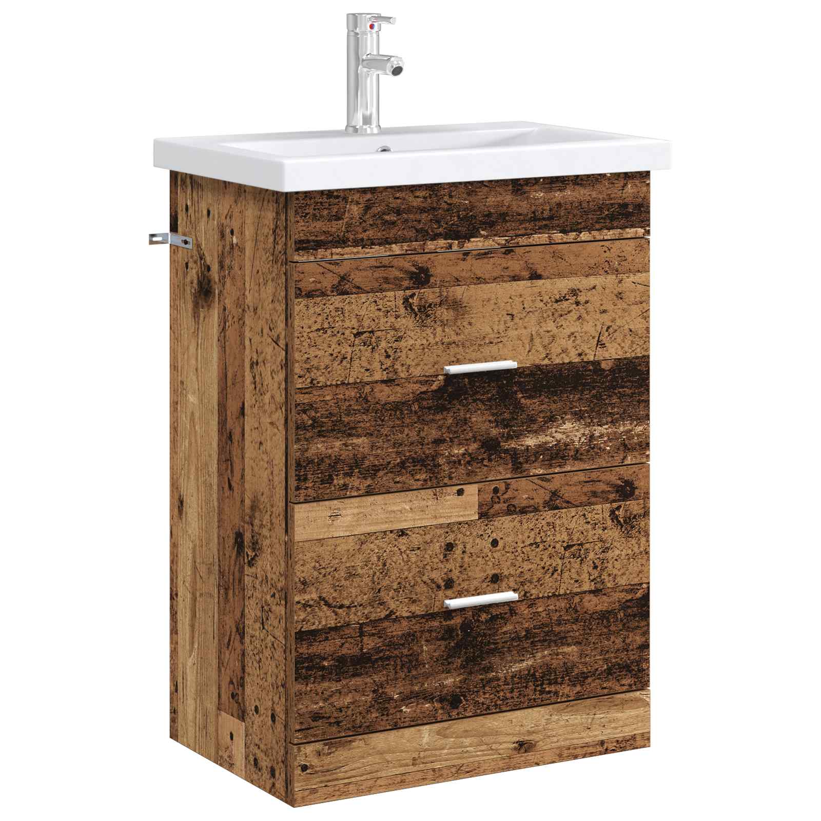 Mobiletto da Bagno Sotto Lavabo Legno antico 56 x 37,5 x 81 cm | homemem39