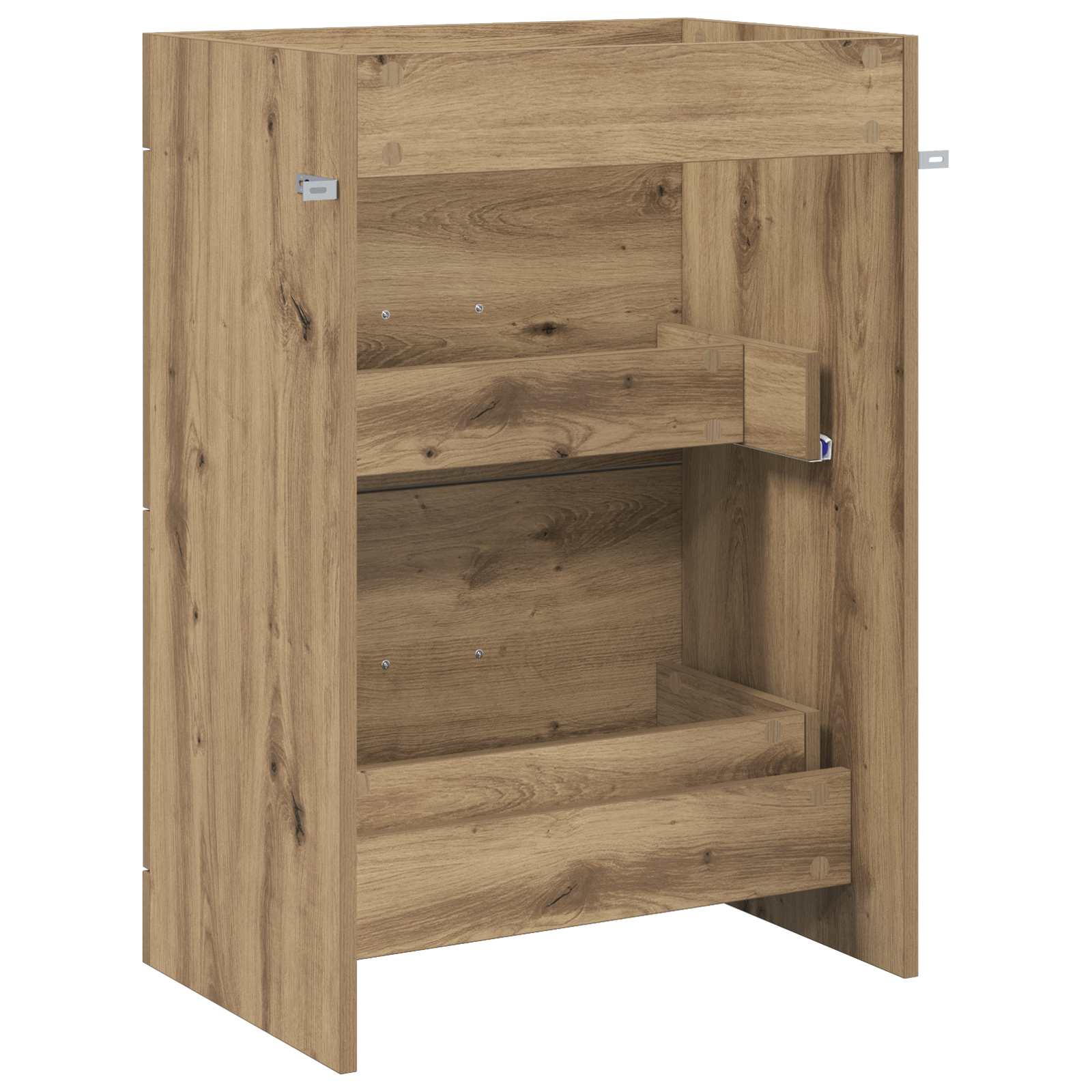 Mobiletto da Bagno Sotto Lavabo Rovere Artigianale | homemem39