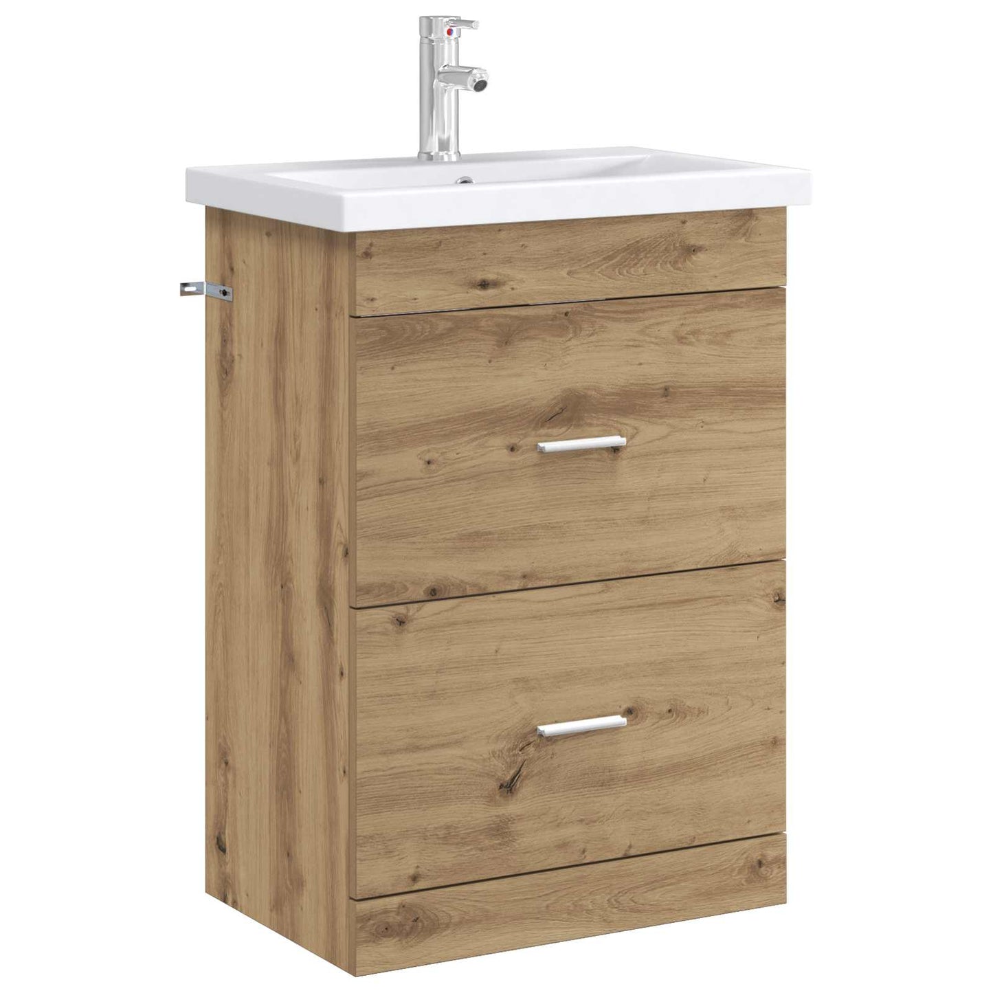 Mobiletto da Bagno Sotto Lavabo Rovere Artigianale | homemem39