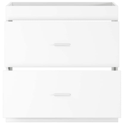 Mobiletto da Bagno Sotto Lavabo Bianco 78,5 x 37,5 x 81 cm | homemem39