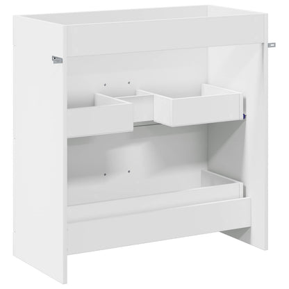 Mobiletto da Bagno Sotto Lavabo Bianco 78,5 x 37,5 x 81 cm | homemem39