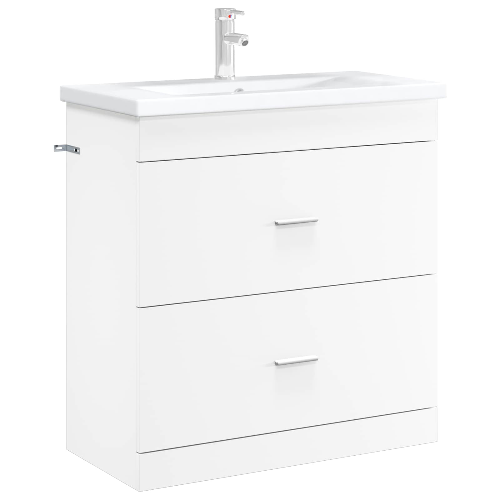 Mobiletto da Bagno Sotto Lavabo Bianco 78,5 x 37,5 x 81 cm | homemem39