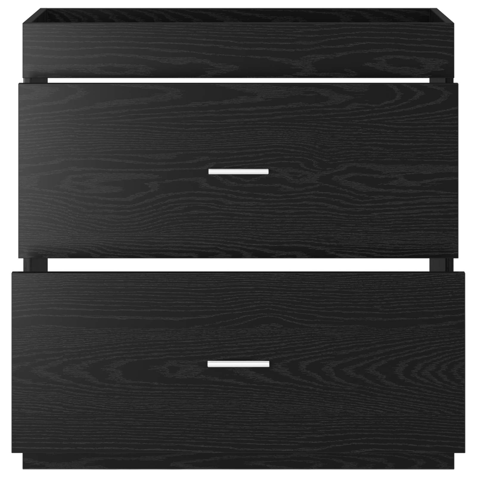 Mobiletto da Bagno Sotto Lavabo Rovere Nero 78,5 x 37,5 x 81 cm | homemem39
