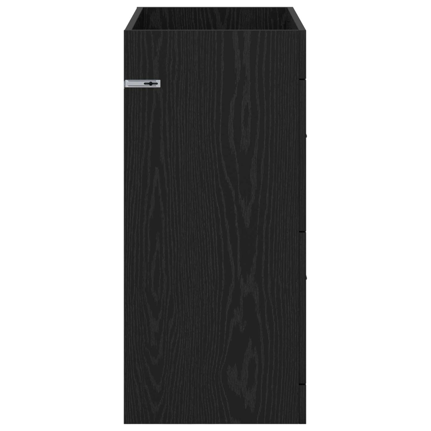 Mobiletto da Bagno Sotto Lavabo Rovere Nero 78,5 x 37,5 x 81 cm | homemem39