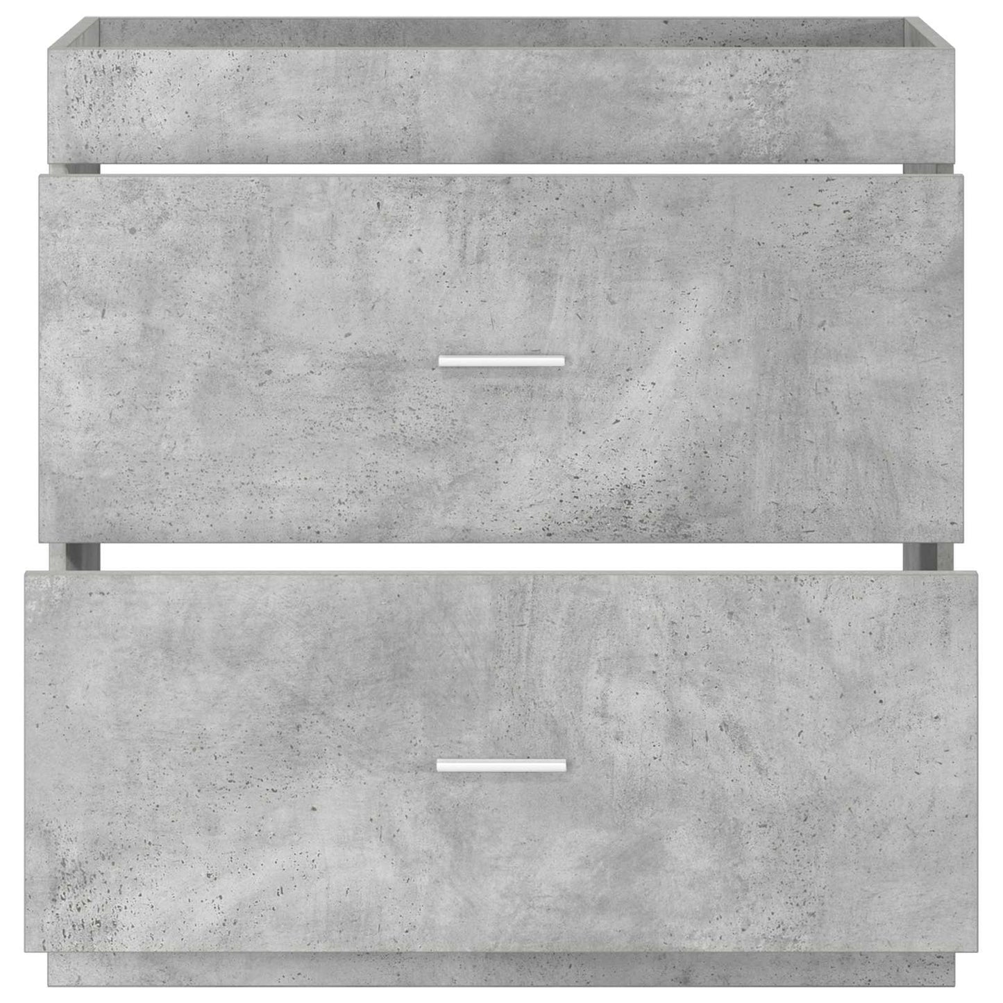 Mobiletto da Bagno Sotto Lavabo Grigio Cemento | homemem39