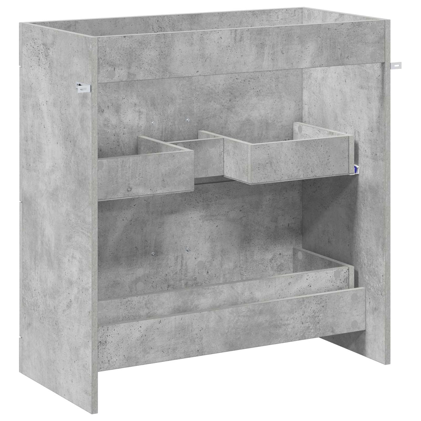 Mobiletto da Bagno Sotto Lavabo Grigio Cemento | homemem39