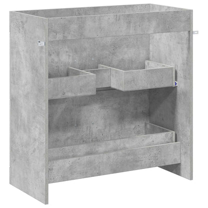 Mobiletto da Bagno Sotto Lavabo Grigio Cemento | homemem39