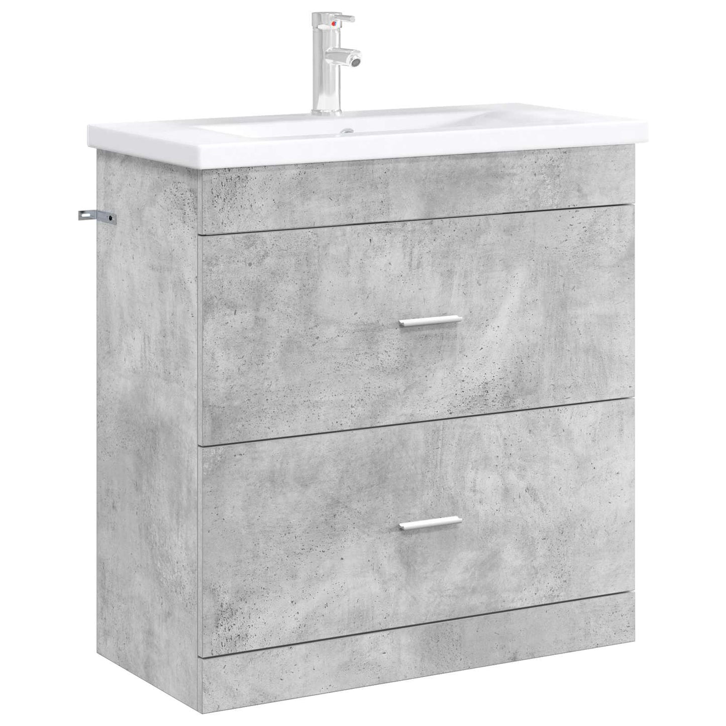 Mobiletto da Bagno Sotto Lavabo Grigio Cemento | homemem39