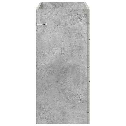 Mobiletto da Bagno Sotto Lavabo Grigio Cemento | homemem39