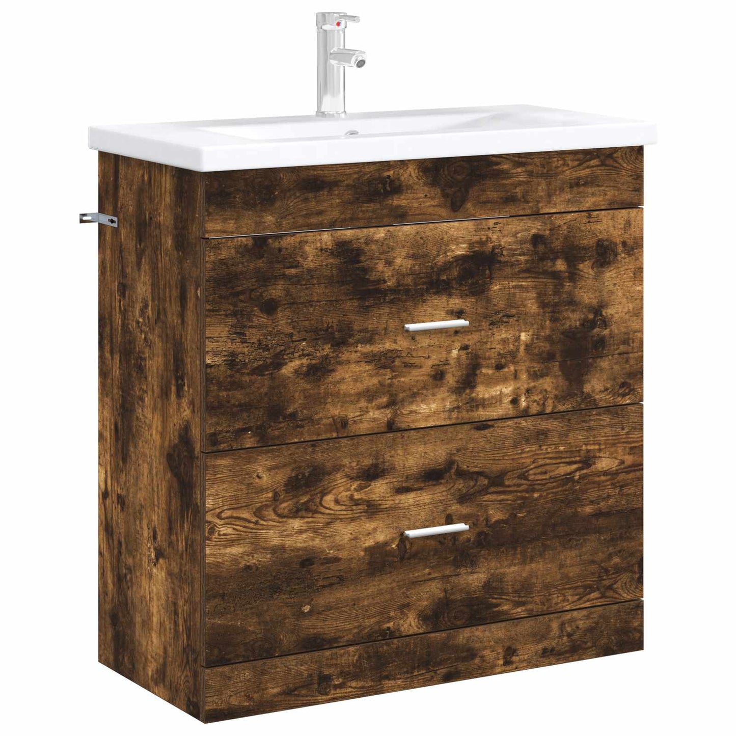 Mobiletto da Bagno Sotto Lavabo Rovere Fumo 78,5 x 37,5 x 81 cm | homemem39