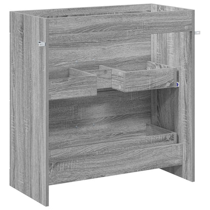 Mobiletto da Bagno Sotto Lavabo Sonoma grigio | homemem39