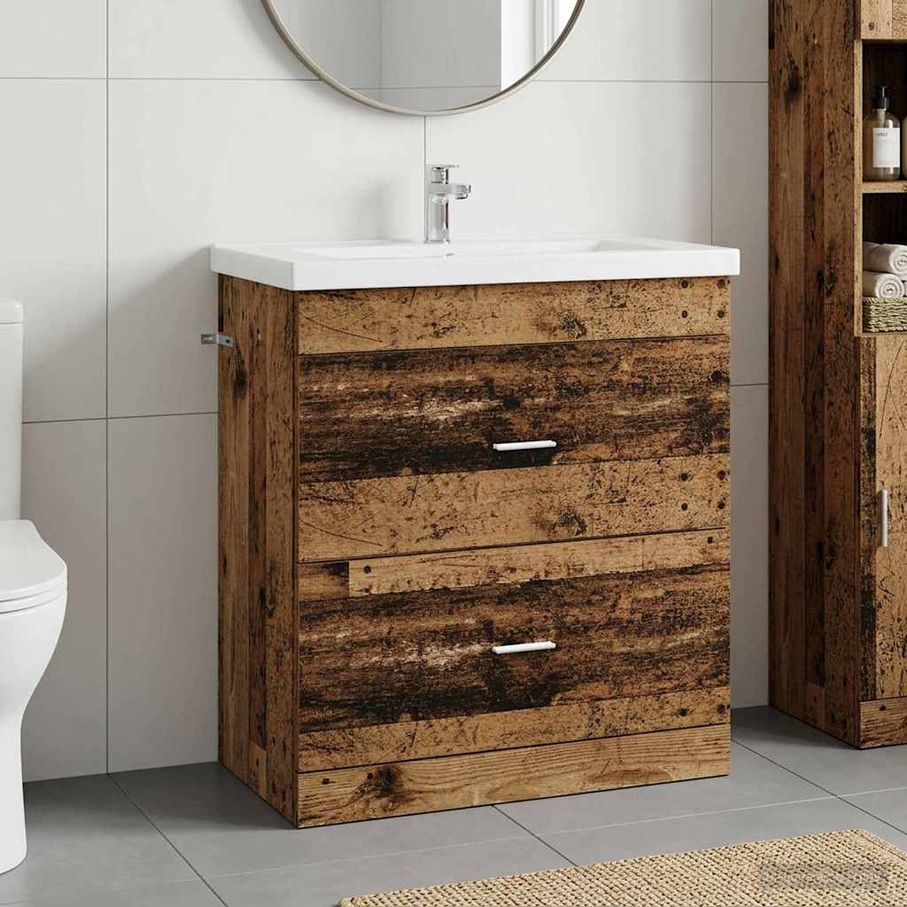 Mobiletto da Bagno Sotto Lavabo Legno antico | homemem39