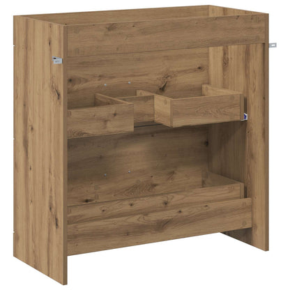 Mobiletto da Bagno Sotto Lavabo Rovere Artigianale | homemem39