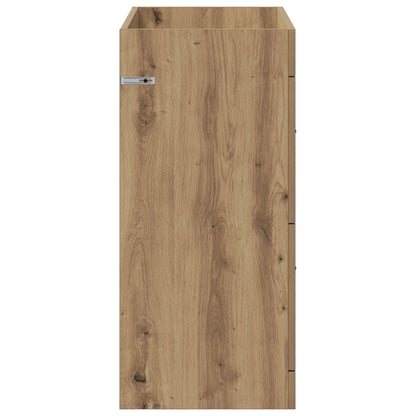 Mobiletto da Bagno Sotto Lavabo Rovere Artigianale | homemem39