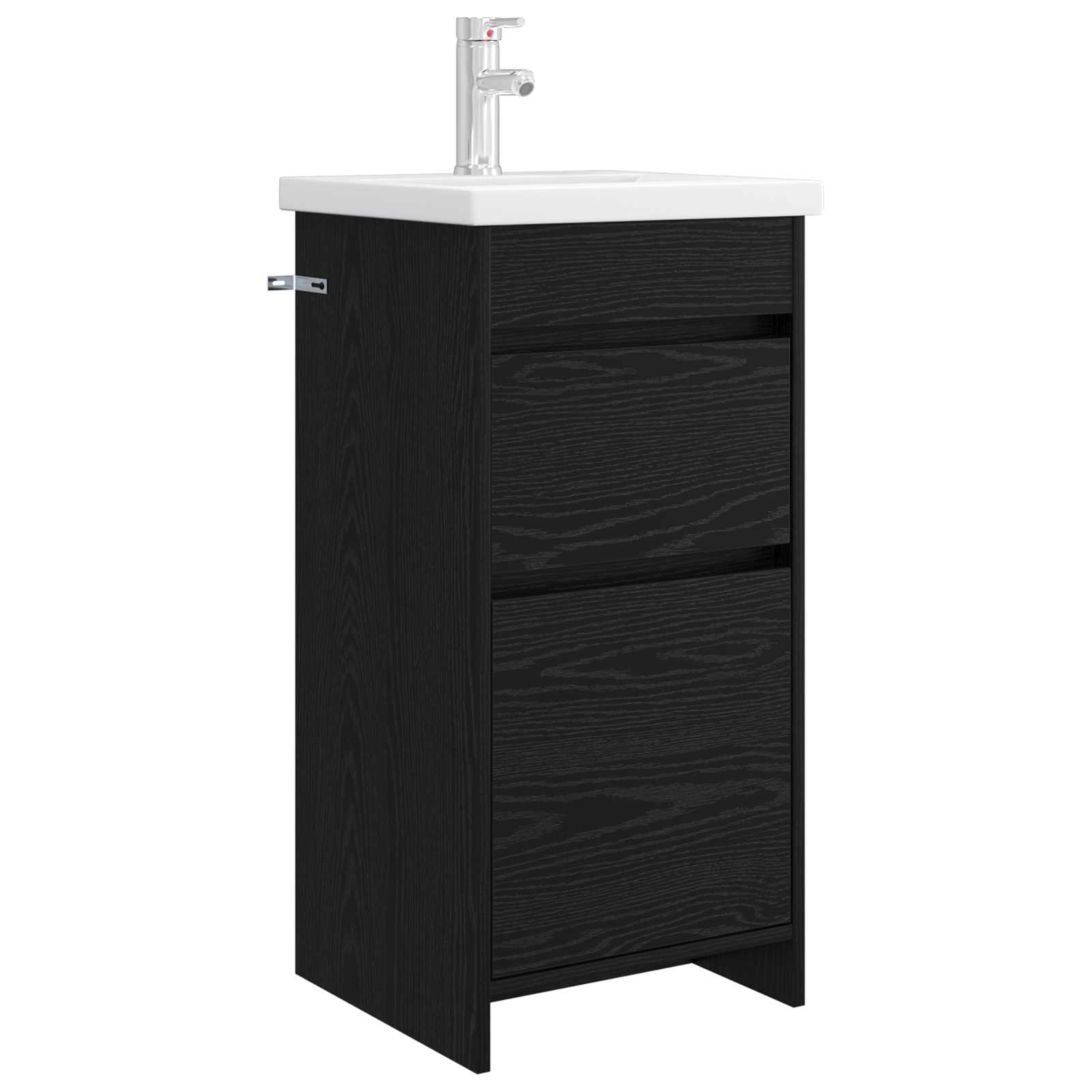 Mobile da bagno con lavabo Rovere Nero 42 x 40 x 84,5 cm | homemem39