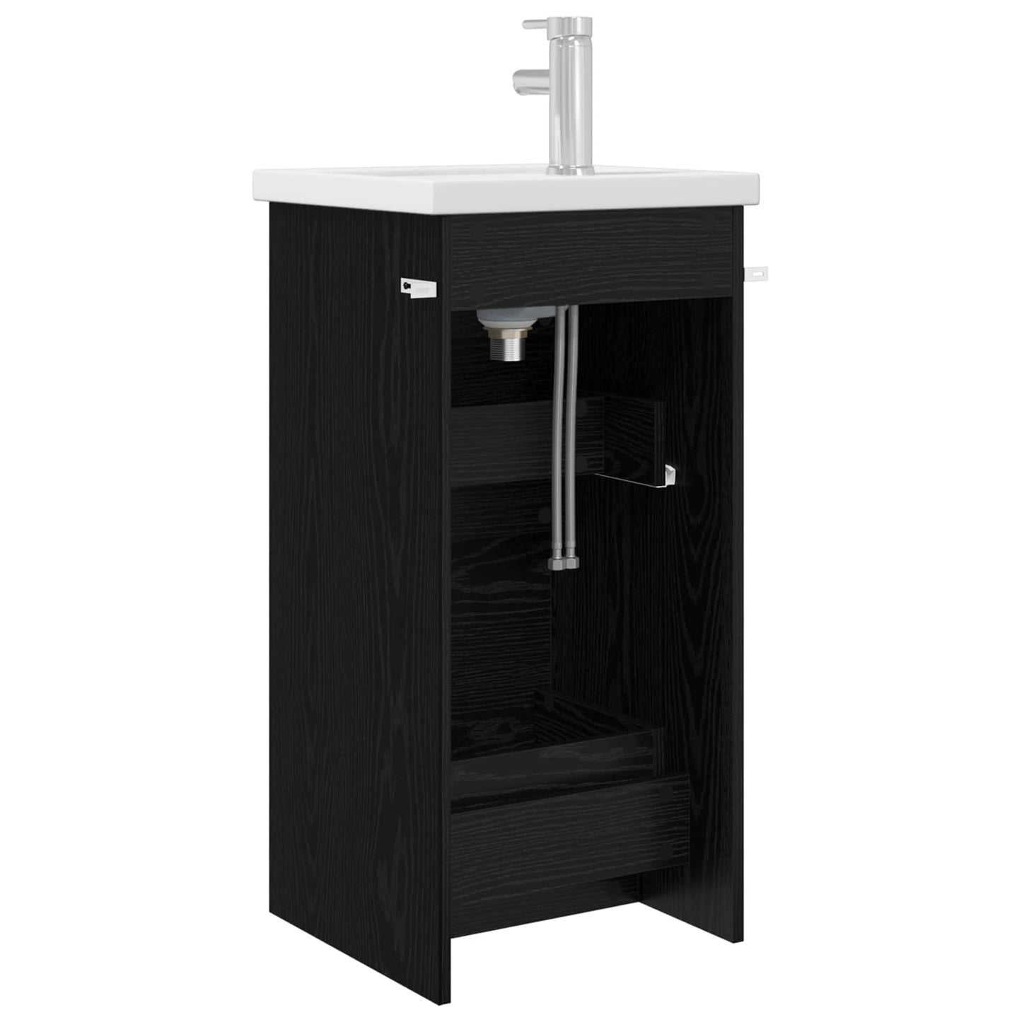 Mobile da bagno con lavabo Rovere Nero 42 x 40 x 84,5 cm | homemem39