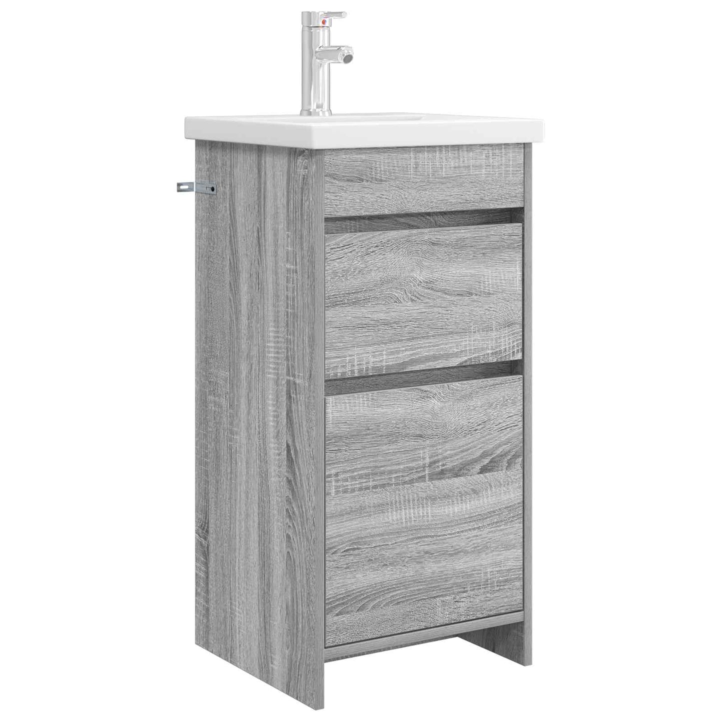 Mobile da bagno con lavabo Sonoma grigio 42 x 40 x 84,5 cm | homemem39