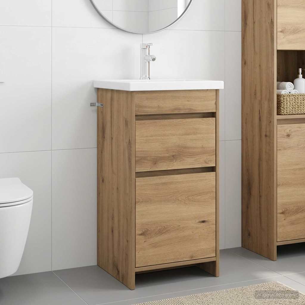 Mobile da bagno con lavabo Rovere Artigianale 42 x 40 x 84,5 cm | homemem39