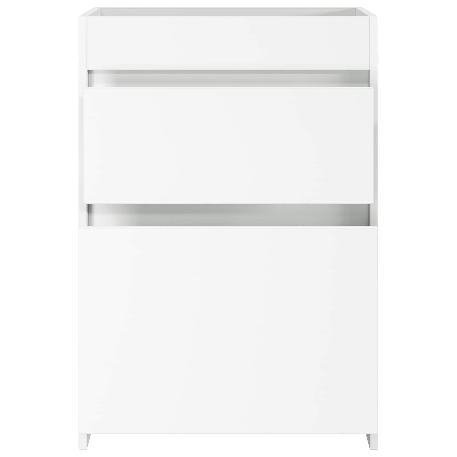 Mobiletto da Bagno Sotto Lavabo Bianco 56 x 37,5 x 81 cm | homemem39