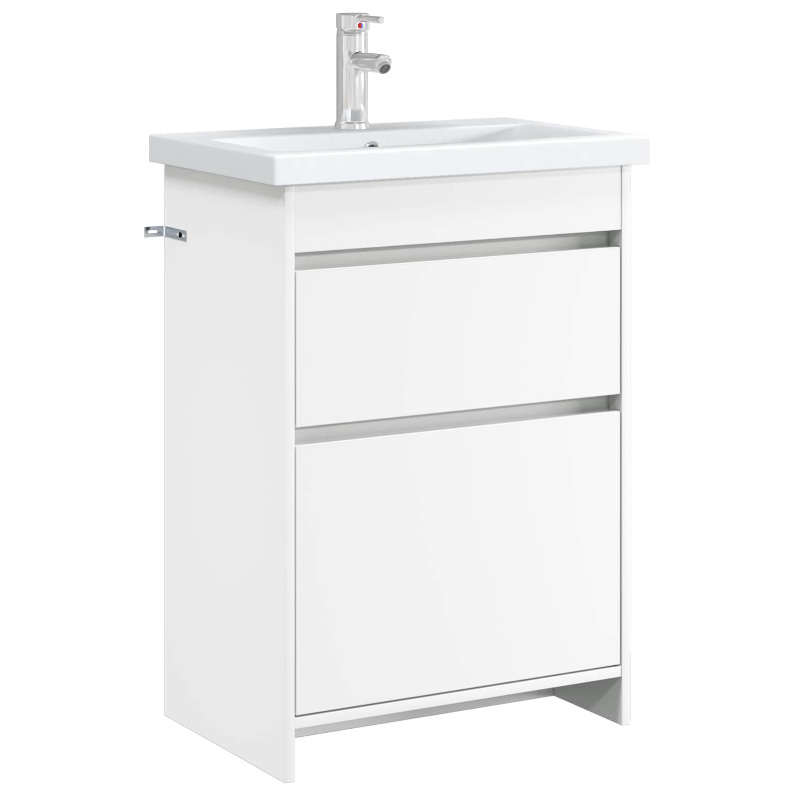 Mobiletto da Bagno Sotto Lavabo Bianco 56 x 37,5 x 81 cm | homemem39