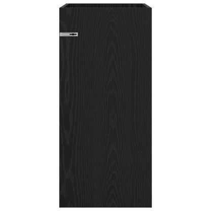 Mobiletto da Bagno Sotto Lavabo Rovere Nero 56 x 37,5 x 81 cm | homemem39