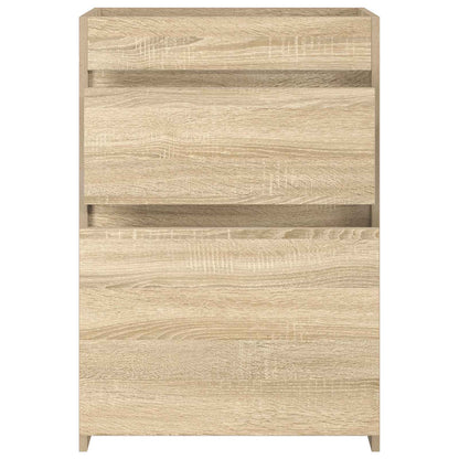 Mobiletto da Bagno Sotto Lavabo Rovere Sonoma 56 x 37,5 x 81 cm | homemem39