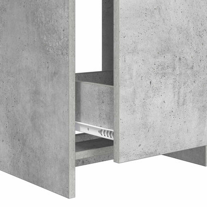 Mobiletto da Bagno Sotto Lavabo Grigio Cemento | homemem39