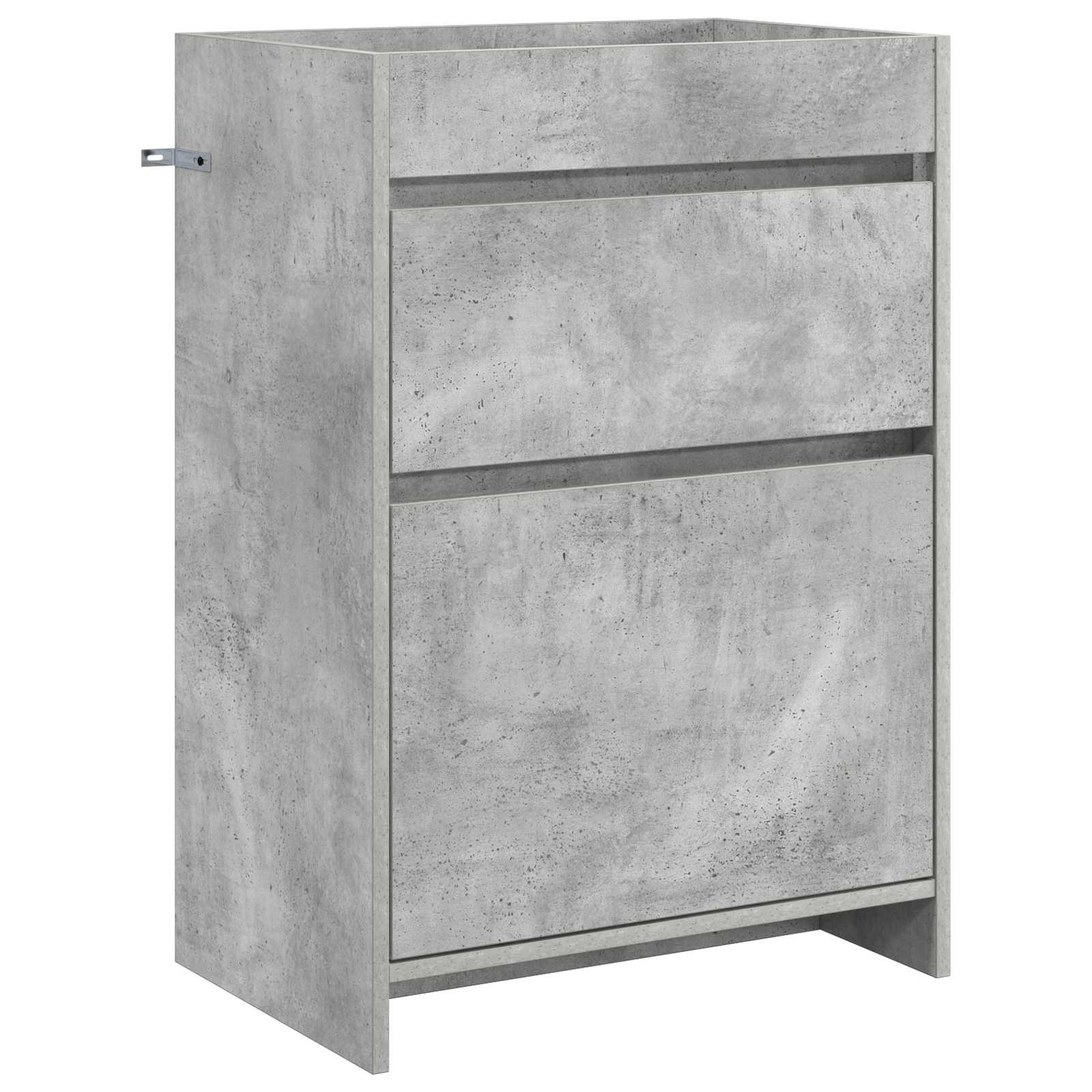 Mobiletto da Bagno Sotto Lavabo Grigio Cemento | homemem39