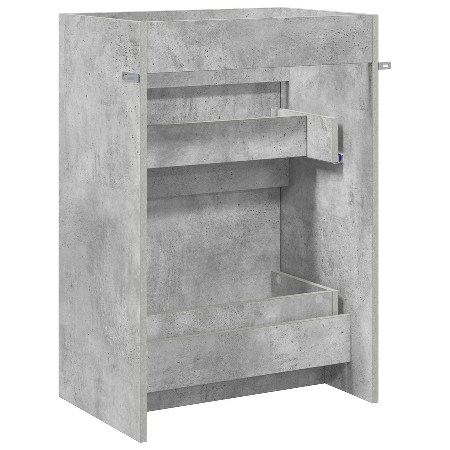 Mobiletto da Bagno Sotto Lavabo Grigio Cemento | homemem39