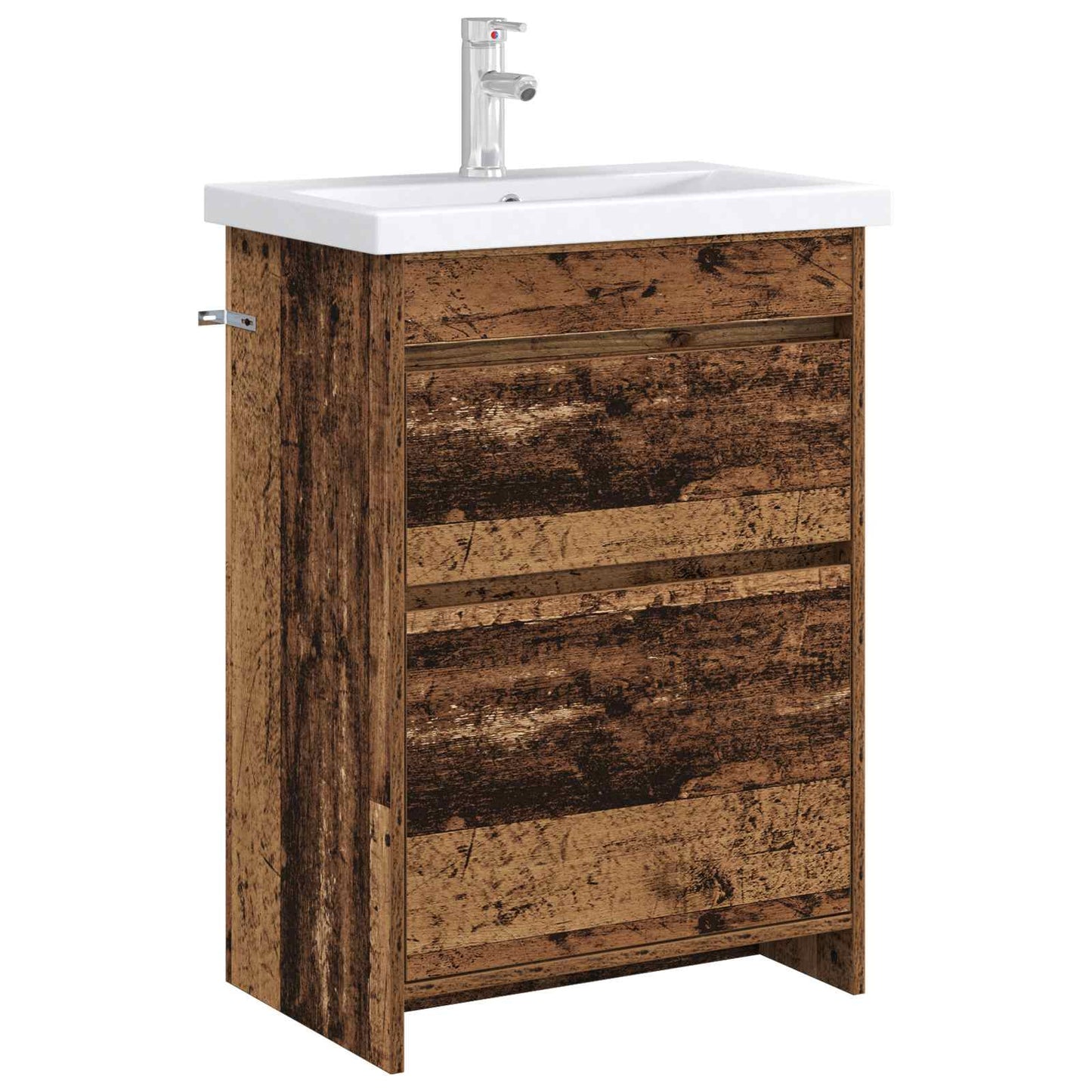 Mobiletto da Bagno Sotto Lavabo Legno antico 56 x 37,5 x 81 cm | homemem39