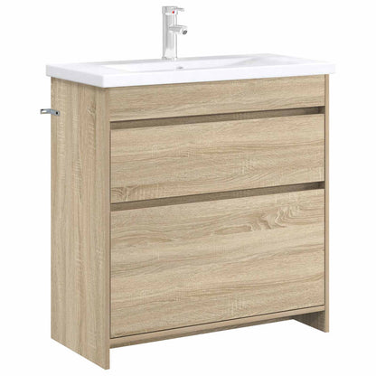 Mobiletto da Bagno Sotto Lavabo Rovere Sonoma | homemem39