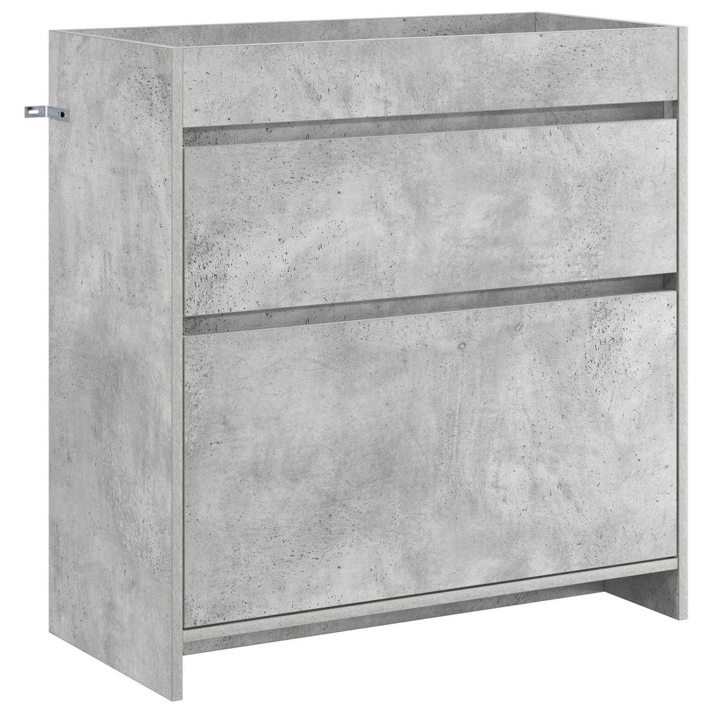 Mobiletto da Bagno Sotto Lavabo Grigio Cemento