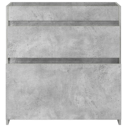 Mobiletto da Bagno Sotto Lavabo Grigio Cemento | homemem39