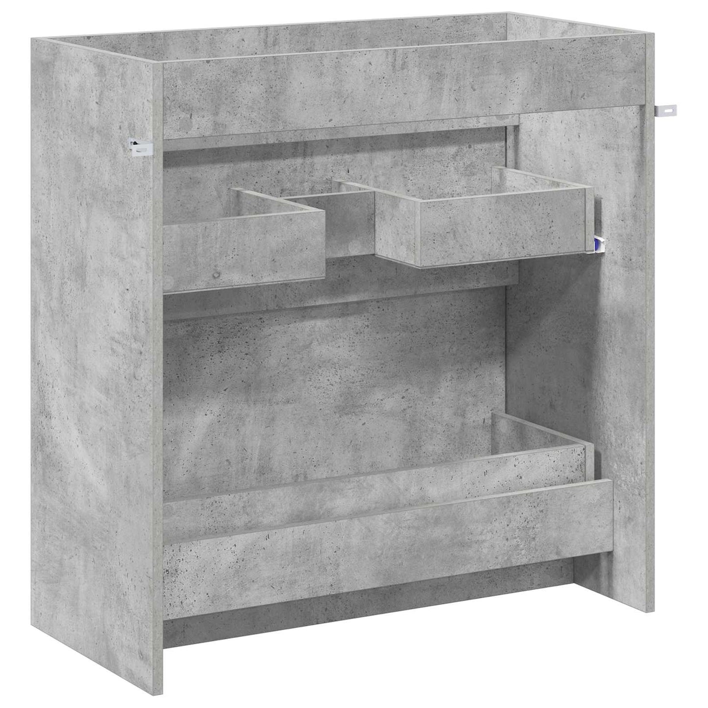 Mobiletto da Bagno Sotto Lavabo Grigio Cemento | homemem39