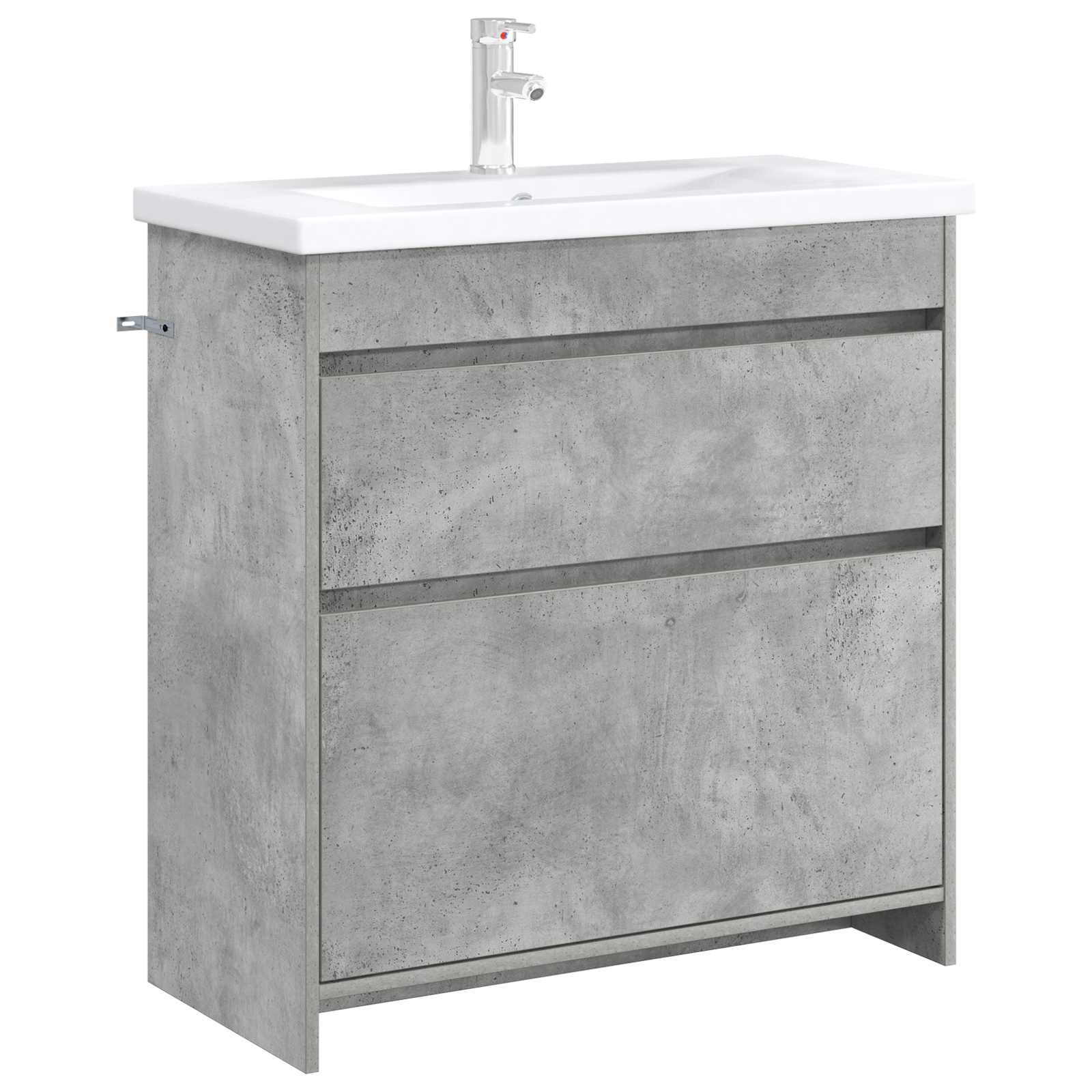 Mobiletto da Bagno Sotto Lavabo Grigio Cemento | homemem39