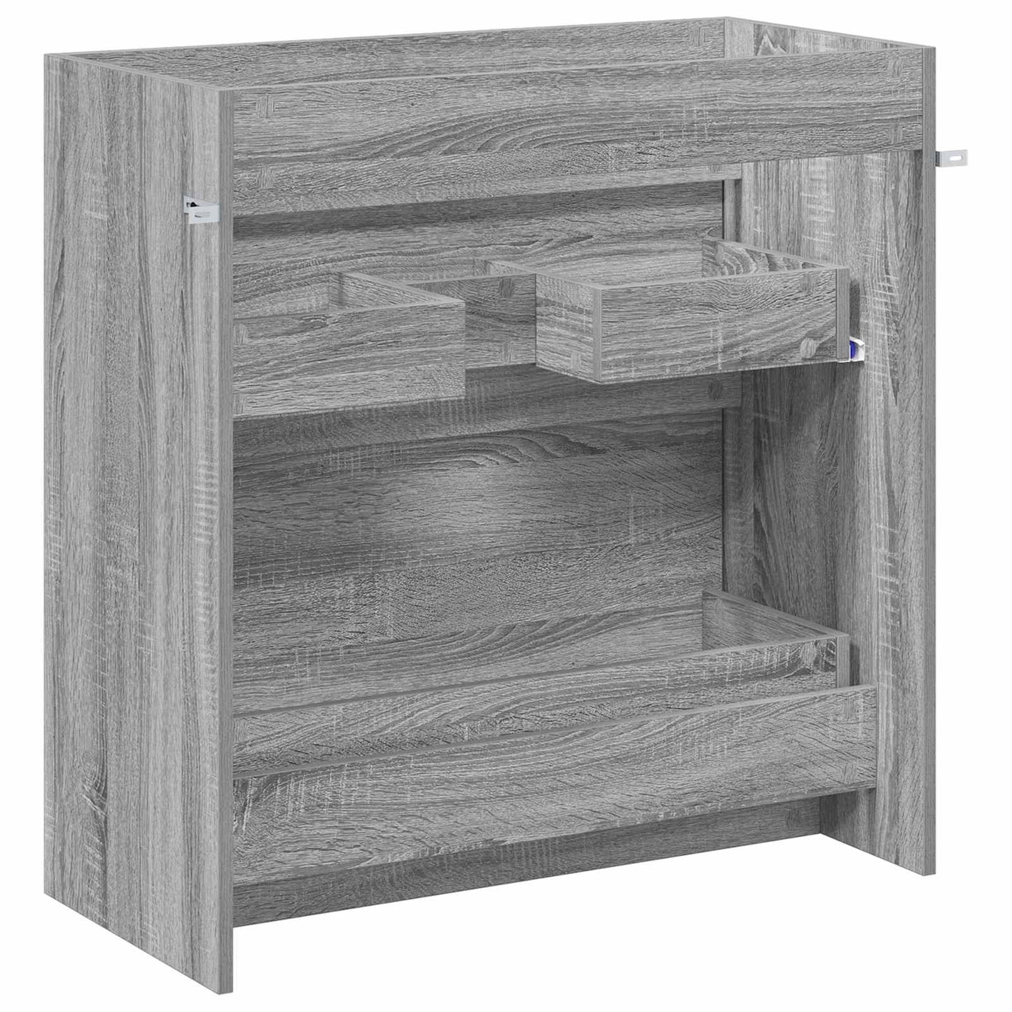Mobiletto da Bagno Sotto Lavabo Sonoma grigio | homemem39