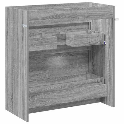 Mobiletto da Bagno Sotto Lavabo Sonoma grigio | homemem39