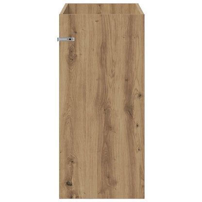Mobiletto da Bagno Sotto Lavabo Rovere Artigianale | homemem39