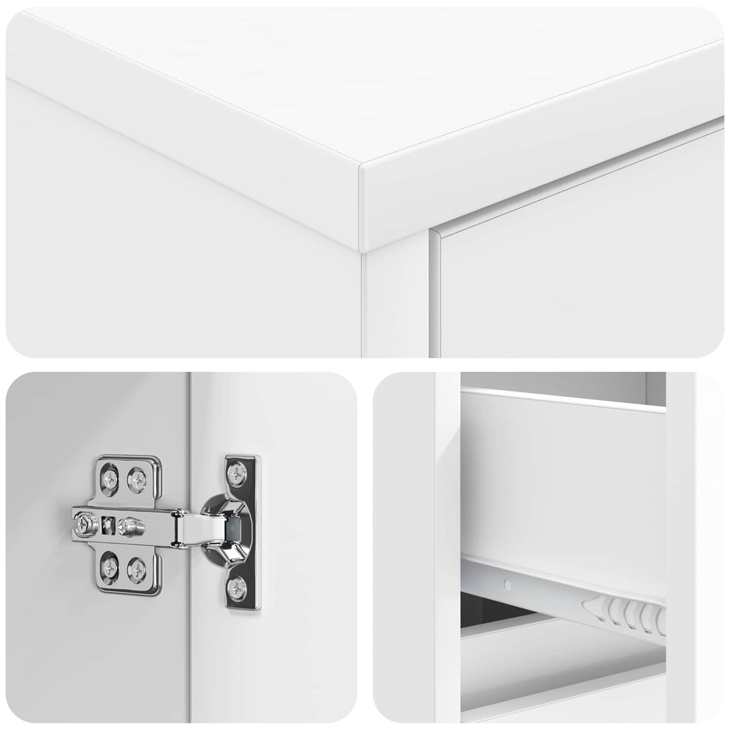 Mobile da Bagno Bianco 35 x 36,5 x 85 cm Legno ingegnerizzato | homemem39