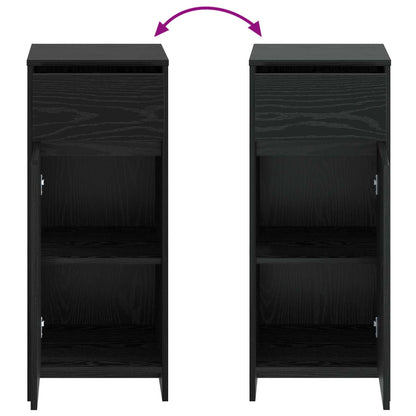 Mobile da Bagno Rovere Nero 35 x 36,5 x 85 cm | homemem39