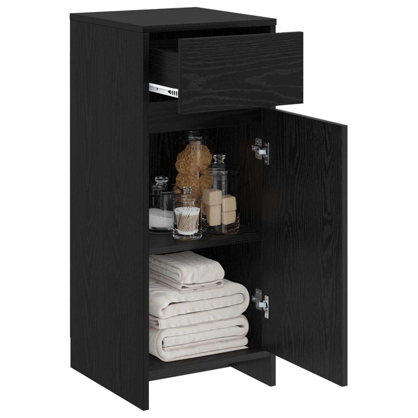 Mobile da Bagno Rovere Nero 35 x 36,5 x 85 cm | homemem39
