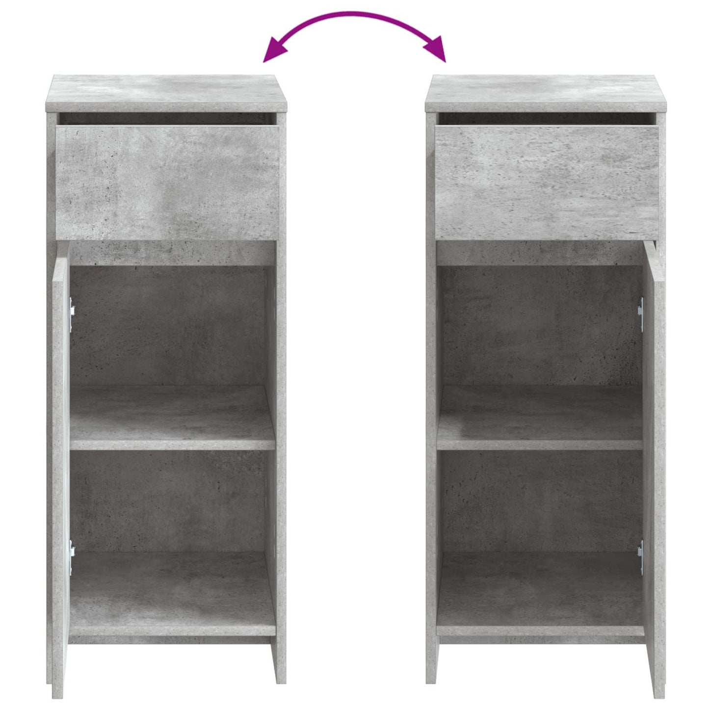 Mobile da Bagno Grigio Cemento 35 x 36,5 x 85 cm | homemem39