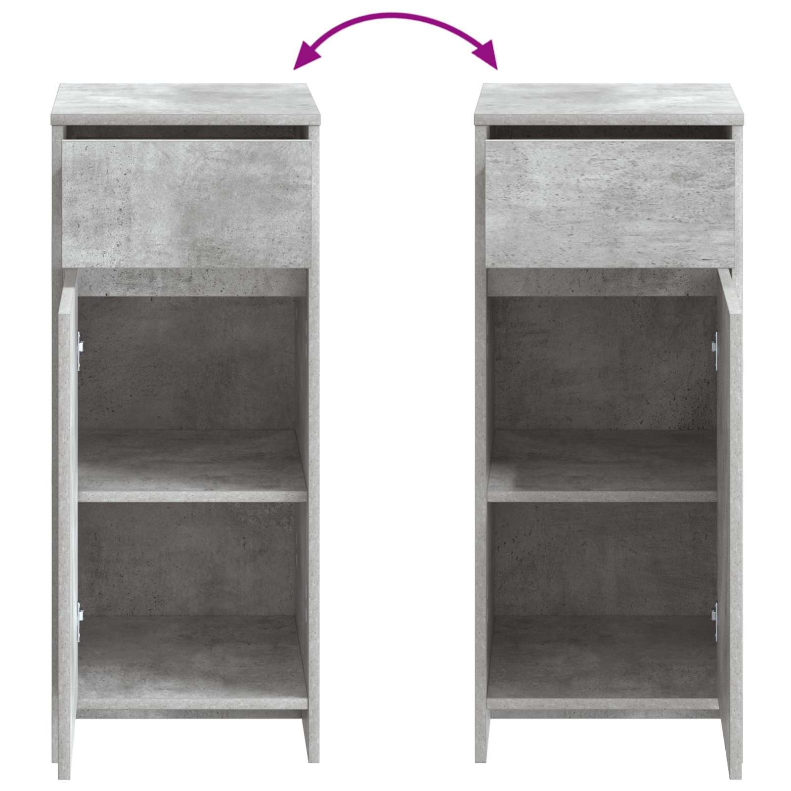 Mobile da Bagno Grigio Cemento 35 x 36,5 x 85 cm | homemem39