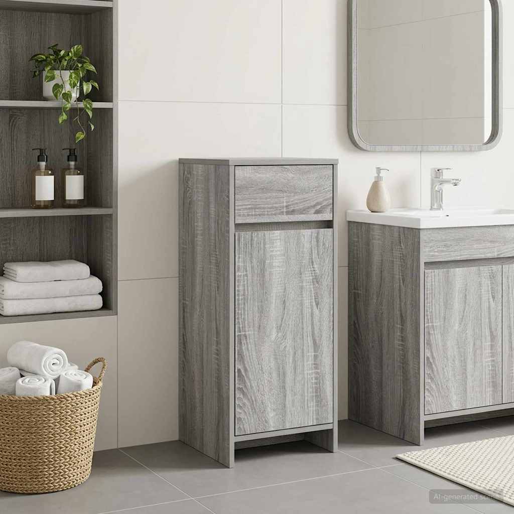 Mobile da Bagno Sonoma grigio 35 x 36,5 x 85 cm | homemem39
