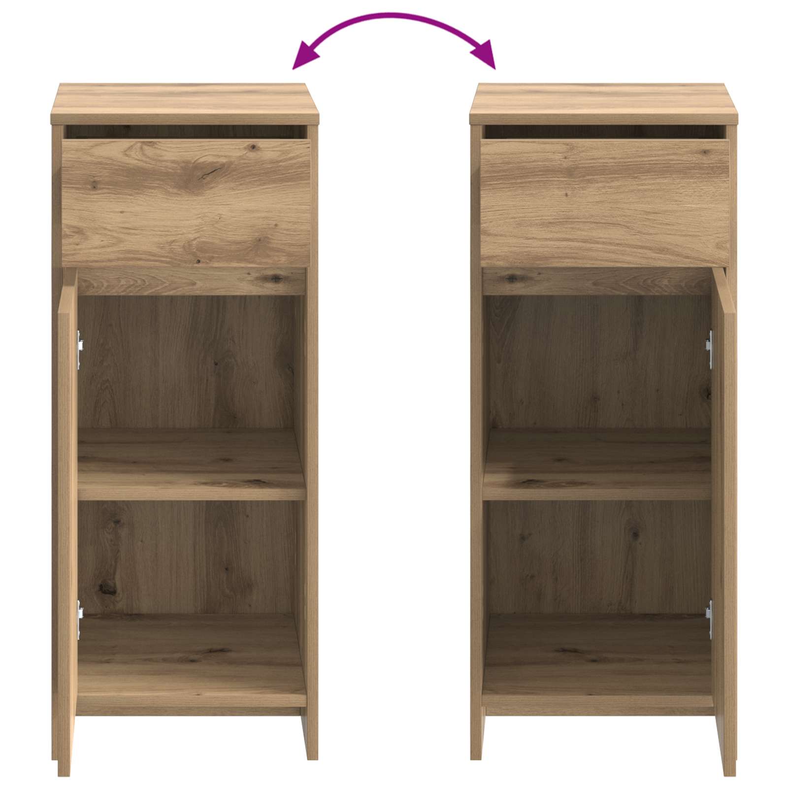 Mobile da Bagno Rovere Artigianale 35 x 36,5 x 85 cm | homemem39
